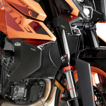 view PUIG Radiator Guard, Black for KTM 990 Duke R 2026+