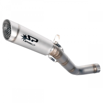 view Spark Grid-O Titanium Semi-Full Exhaust for Aprilia RSV4 2026+
