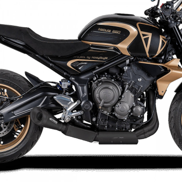 view Spark 60's Full Exhaust, Black for Triumph Trident 660 & Tiger Sport 660 2025+