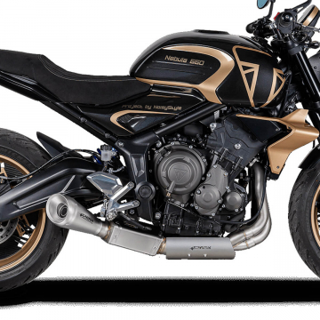 view Spark 60's Full Exhaust, Stainless for Triumph Trident 660 & Tiger Sport 660 2025+