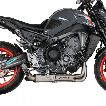view Spark Asymmetric Grid-O Double Full Exhaust for Yamaha MT-09 / XSR900 2021+