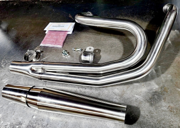 Thunderheader Stainless 2-into-1 Exhaust 1987-2000 FXR models w/Center Controls