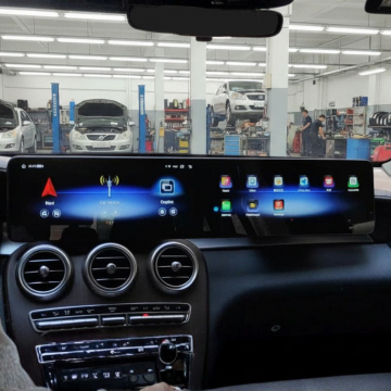 view Android Dual Screen for Mercedes-Benz C-Class W205 & GLC X253 24.6"