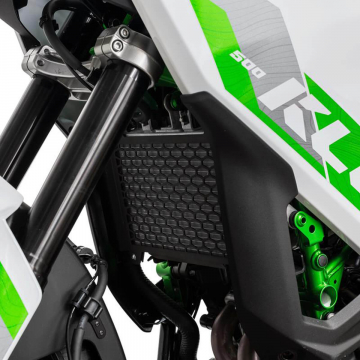 view Zieger Pro Radiator Guard, Black for Kawasaki KLE500 2026+