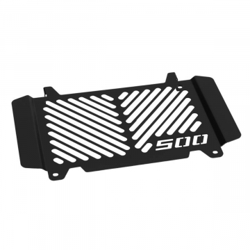 view Zieger Logo Radiator Guard, Black for Kawasaki KLE500 2026+