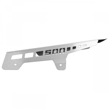 view Zieger Logo Chain Guard, Silver for Kawasaki KLE500 2026+