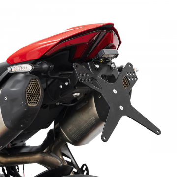 view Zieger X-Line License Plate Holder for Ducati Hypermotard V2 2026+