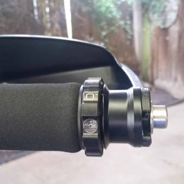 view Kaoko Throttle Lock Cruise Control for Honda NC750X '18-'25 with OEM hand guards