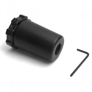 view Kaoko Throttle Lock Cruise Controls for BMW F800S/ST '06-'10 with cap screw bar-end weights