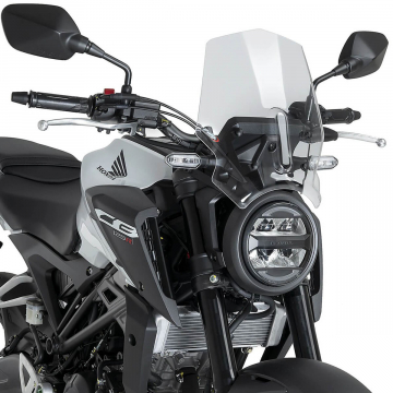 view PUIG New Generation Sport Windshield for Honda CB300R Neo Sports Cafe 2024+