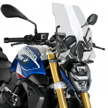 view PUIG New Generation Touring Windshield for BMW R1250R 2023+