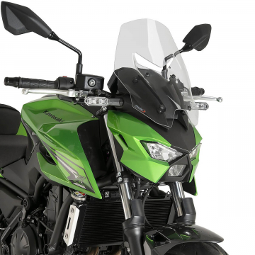 view PUIG New Generation Touring Windshield for Kawasaki Z650S 2026+