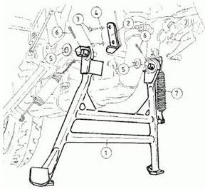 Hepco & Becker 505.929 Center Stand for Honda CB900 Hornet & 919