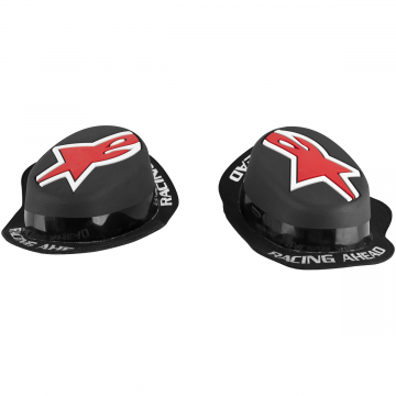 view Alpinestars GP Rain Knee Sliders Black/Red