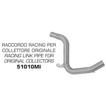 view Arrow 51010MI Racing Exhaust Link Pipe for KTM Duke 125 (2011-2016)