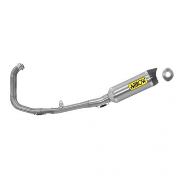 view Arrow 71180CKZ Competition Evo Full Exhaust for Yamaha YZF-R3 (2015-)