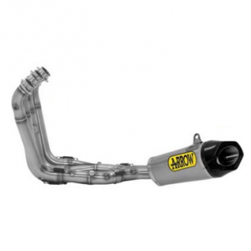 view Arrow 71185CKZ Competition Full Exhaust, Titanium Carbon Cap for BMW S1000R (2017-2020)