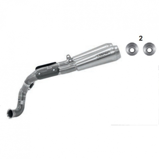 Arrow 71216PRI Pro-Race Dual Exhausts for KTM 790 Duke '18-'23