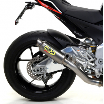 view Arrow 71535GP GP2 Titanium Exhaust for Aprilia Tuono V4 1100 RR (2017-2018)