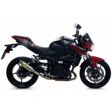 view Arrow 71541GP GP2 Slip-on Exhaust, Full Titanium for Kawasaki Z400 (2019-)