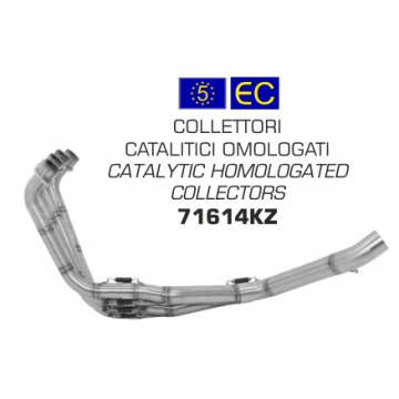 Arrow 71614KZ Catalytic Homologated Collector for Honda CB650F/CBR650F '14-'18