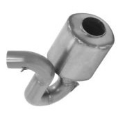 Arrow 71673MI Exhaust Mid-Pipe Joint for Stock Collectors for Scrambler 800 / Monster 797 (2017-)