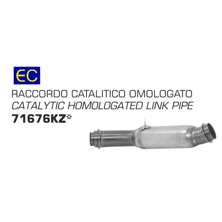 Arrow 71676KZ Homologated Link Pipe for KTM 1290 SuperDuke R (2017