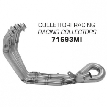 view Arrow 71693MI Stainless Steel Racing Collector for Honda CB1000R (2018-)