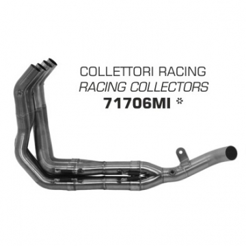 view Arrow 71706MI Racing Exhaust Collector for Kawasaki Versys 1000 (2019-)