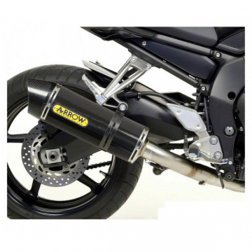 view Arrow 71708MK Maxi Race-Tech Exhaust, Carbon Fiber Yamaha FZ1 (2006-2016)
