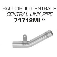 Arrow 71712MI Central Link Pipe for Kawasaki ZX-6R 636 (2019-)