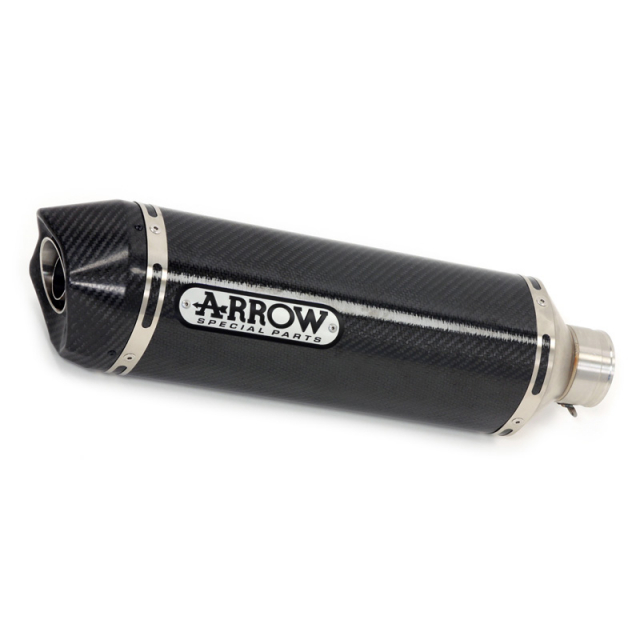 Arrow 71723MK Race-Tech Exhaust, Carbon Fiber Kawasaki Z750 '07