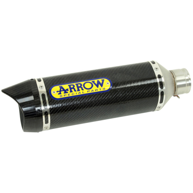 Arrow 71930MK Thunder Slip-on Exhaust, Carbon w/ Carbon Cap for