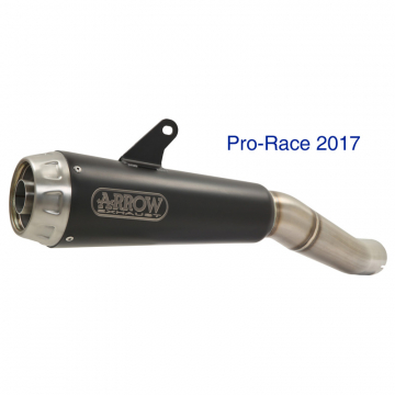 Arrow 71776PRN Pro-Race Exhaust, Nichrom Dark for Suzuki GSX-S 750 (2017-)