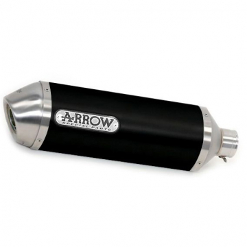 view Arrow 71796AON Race-Tech Exhaust, Aluminum Dark Honda NC700S/X '12-'13, 750S/X '14-'20