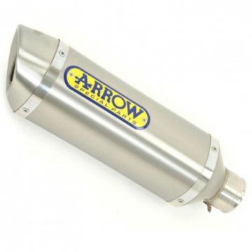 view Arrow 71900AO Thunder Slip-on Exhaust Aluminum with Steel Cap Yamaha Niken '18-'20