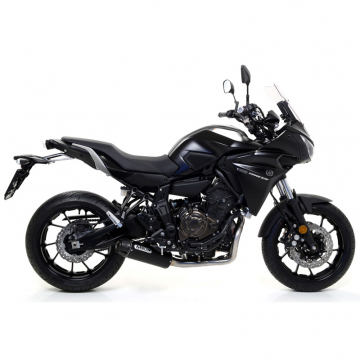 view Arrow 71843JRN Jet Race Exhaust, Nichrome Dark MT-07/XSR700/Tracer 700 & Tracer 7