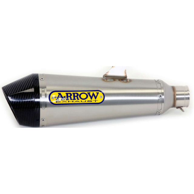 Arrow 71855XKI X-Kone Slip-on Exhaust, Nichrome Suzuki GSX-R1000