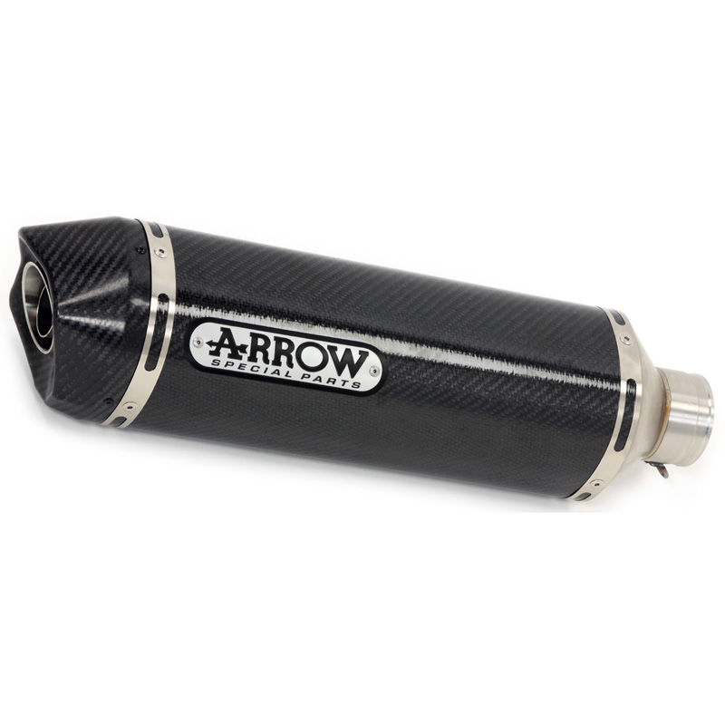 Arrow 71856MK Race-Tech Slip-on Exhaust, Carbon Fiber for Kawasaki