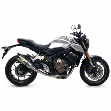 view Arrow 71892PK Street Thunder Exhaust, Titanium for Honda CB650R/CBR650R '19-'23