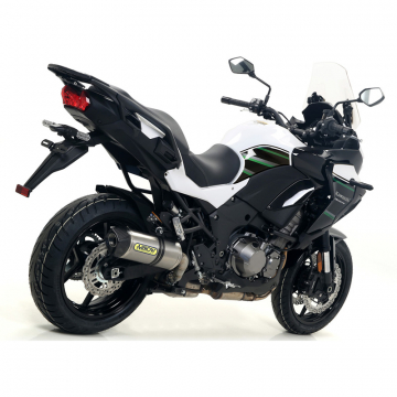 view Arrow 71893PK Race-Tech Slip-on Exhaust Titanium for Kawasaki Versys 1000 (2019-)