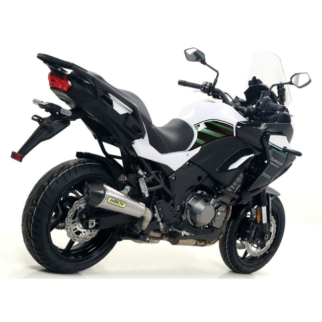 Arrow 71893XKI X Kone Slip on Exhaust Nichrome for Kawasaki Versys 1000 2019 Accessories International
