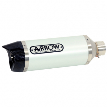 view Arrow 71894AK Thunder Slip-on Exhaust Aluminum with Carbon Cap Yamaha YZF-R3 (2019-)