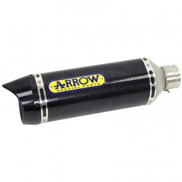view Arrow 71894MK Thunder Slip-on Exhaust Carbon with Carbon Cap Yamaha YZF-R3 (2019-)