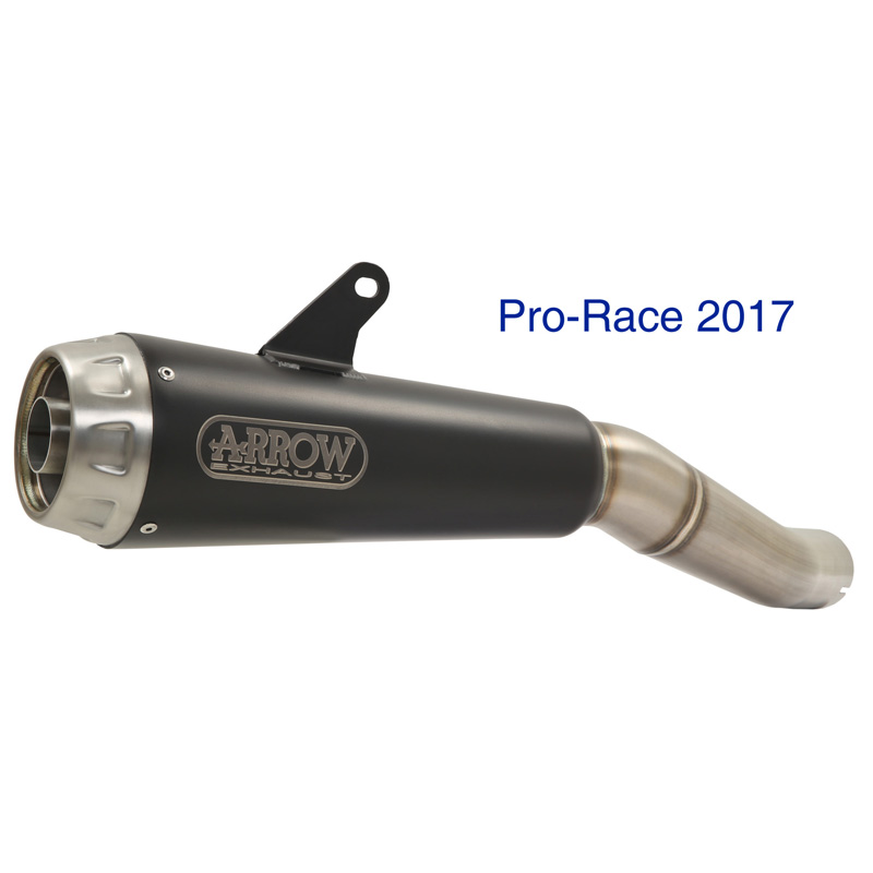 Arrow 71903PRN Pro-Race Slip-on Exhaust, Nichrome Dark for BMW