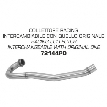 view Arrow 72144PD Racing Exhaust Collector for Husqvarna 701 Supermoto (2017-2020)