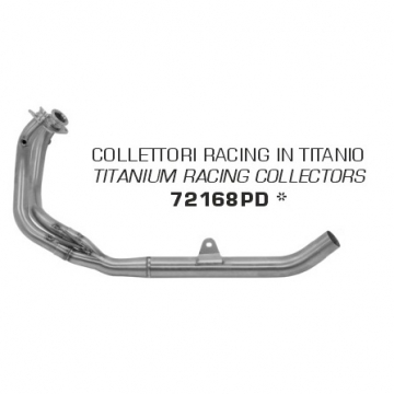 Arrow 72168PD Titanium Racing Collector for Honda CRF1100L (2020-)