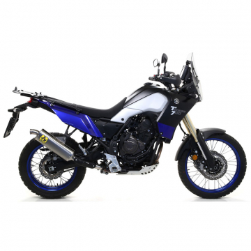 view Arrow 72626PO Indy Race Slip-on Exhaust, Titanium for Yamaha Tenere 700 (2019-)