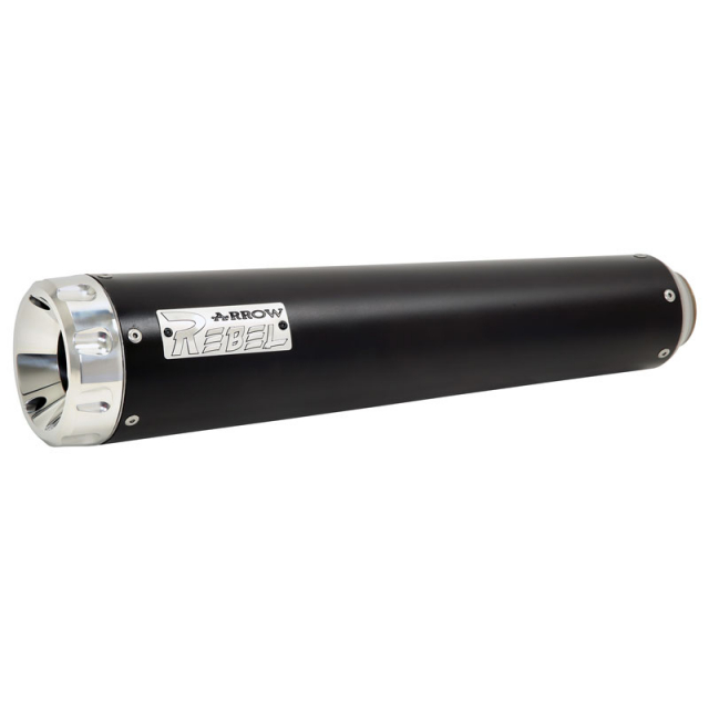 Arrow 74503RBA Rebel Slip-on Exhaust, Aluminum for Yamaha SCR950
