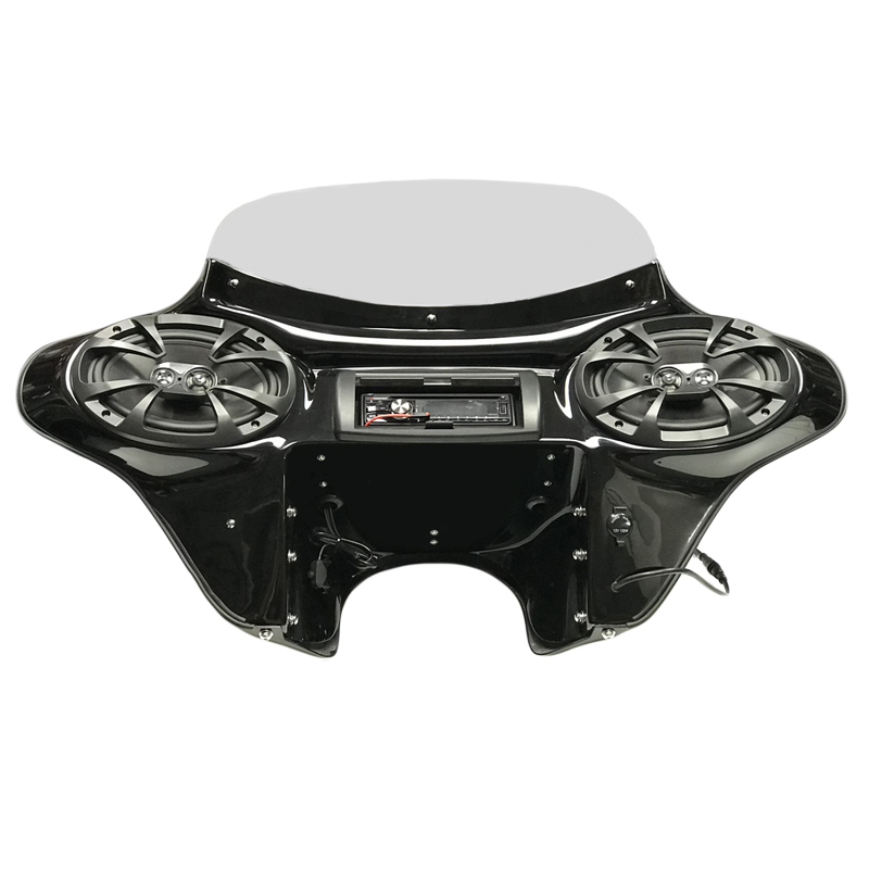 TKY Classic Batwing Fairing with Preinstalled Stereo and 6" X 9